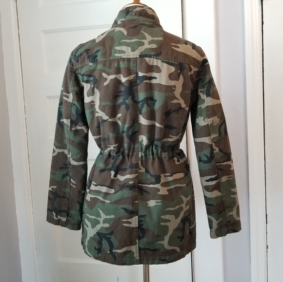 Charlotte Russe Camo Utility Jacket, Size S - Picture 4 of 14